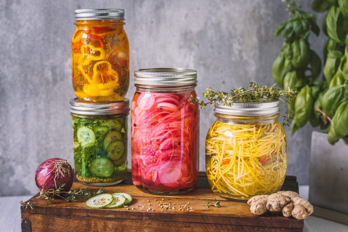 Gemüse kalt einmachen